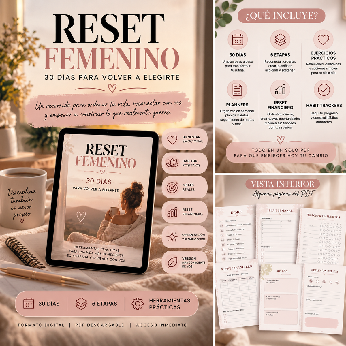 RESET FEMENINO — 30 DÍAS PARA VOLVER A ELEGIRTE